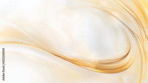 Abstract Beige and Gold Swirls Texture