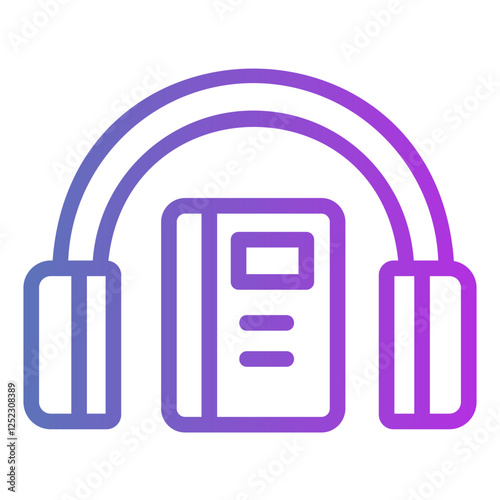 audio book Gradient icon