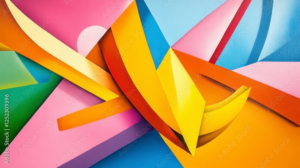 Vibrant Abstract Composition Vibrant Abstract Composition