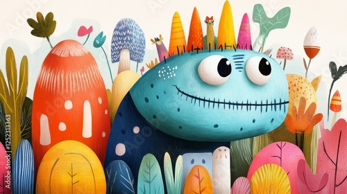 Colorful Friendly Monster