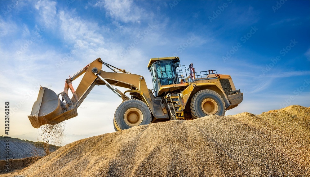 Obraz premium Robust design ensures longevity in gravel operations. 