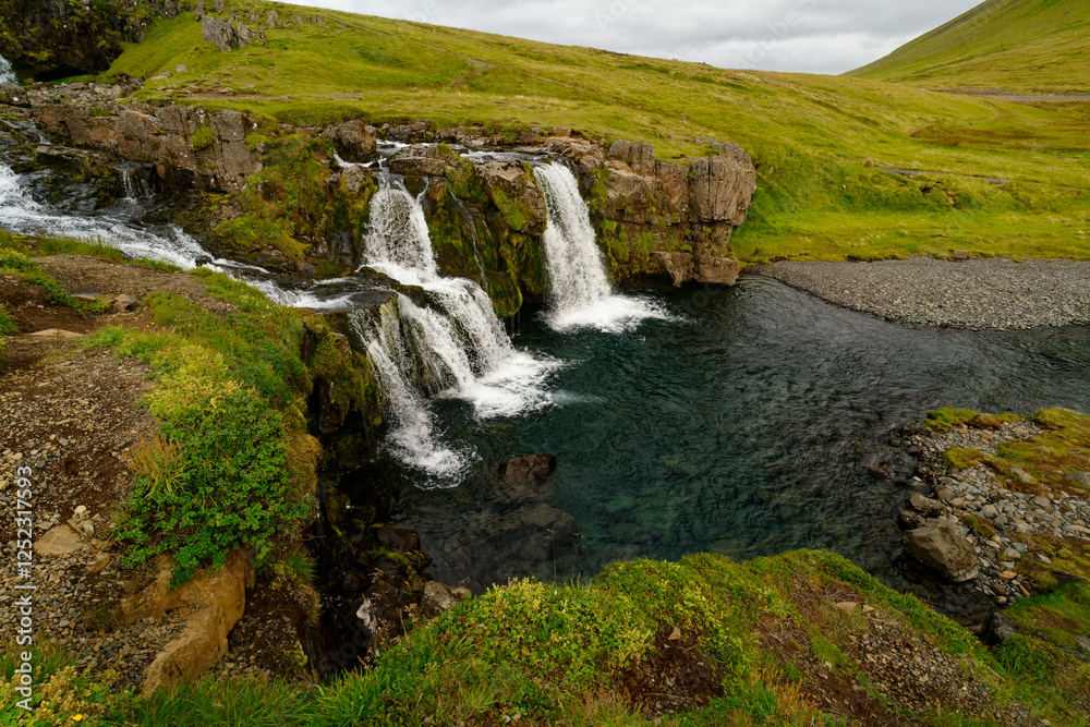 waterfall in Iceland waterfall in Iceland