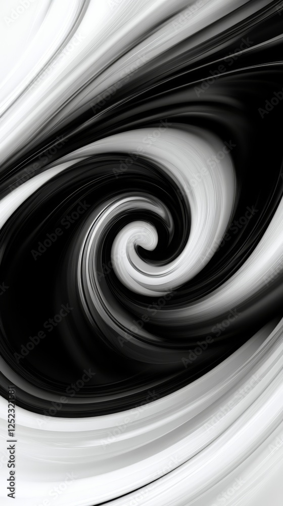 abstract black and white swirling pattern, dynamic motion concept abstract black and white swirling pattern, dynamic motion concept