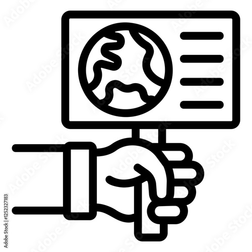 activism Line Icon