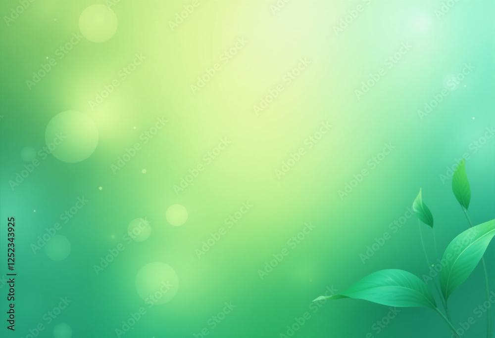 Green Leaves on a Gradient Background, Abstract Green Background with Plant Theme, An Abstract Green Background with a Plant Theme and a Focus on Natural Elements Green Leaves on a Gradient Background, Abstract Green Background with Plant Theme, An Abstract Green Background with a Plant Theme and a Focus on Natural Elements