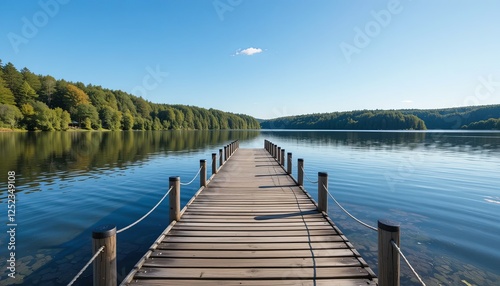 Wallpaper Mural Serene lake reflection nature landscape tranquil environment scenic view peaceful concept Torontodigital.ca