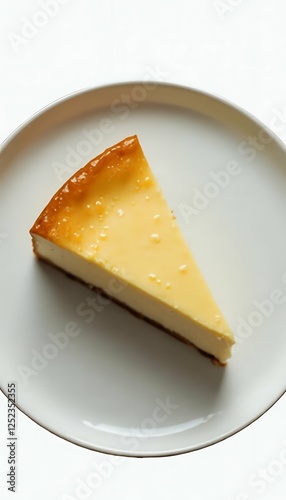 Obraz na płótnie smooth cake top edge view plate background slice cheese blur cake cheesecake cheese slice white strawberry background blueberry raspberry dessert piece pie fruit cream berry red sauce food pastry w salonie