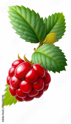 Obraz na płótnie olated leaf background clipping path raspberry ripe file red raspberry berry fruit food red isolated ripe raspberry sweet fresh healthy juicy white macro dessert closeup fruit freshness diet berry w salonie