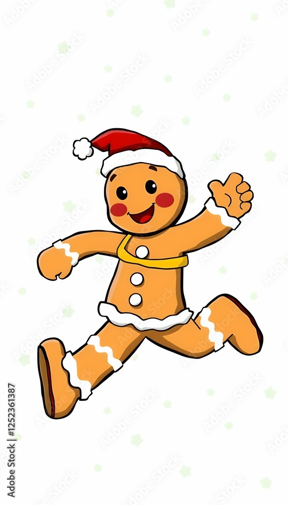 drawn man illustration christmas character hand background running cartoon gingerbread olated transparent art baked biscuit bread brown cake candy cartoon character cheerful chocolate christmas