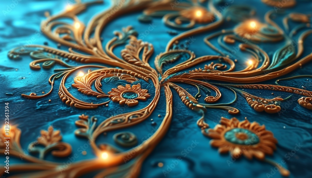 Glowing Mehndi Patterns Glowing Mehndi Patterns