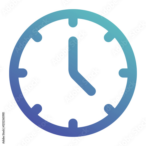 clock icon for illustration