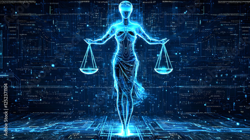 Digital Justice AI Lady Justice