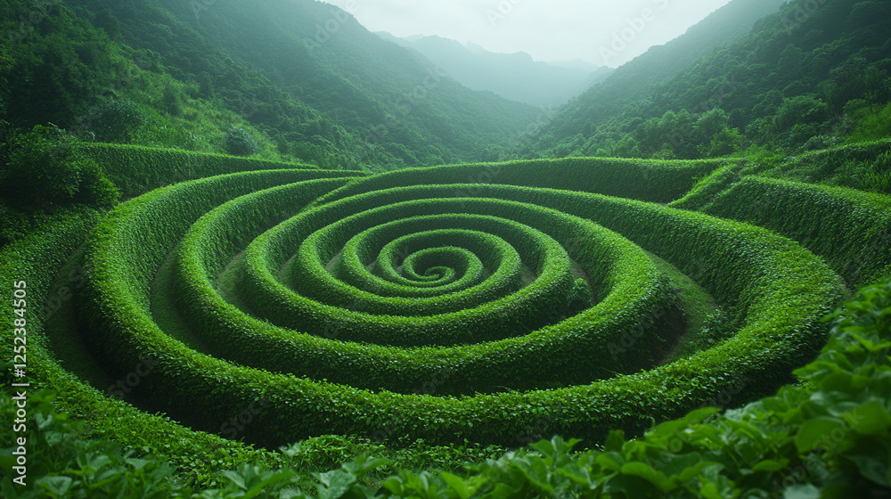 Aerial view of a green valley with a spiral vineyard pattern under clear midday skies, showcasing vibrant vegetation and a modern bright tone, leaving space for captions on the side.
Aerial view of a green valley with a spiral vineyard pattern under clear midday skies, showcasing vibrant vegetation and a modern bright tone, leaving space for captions on the side.