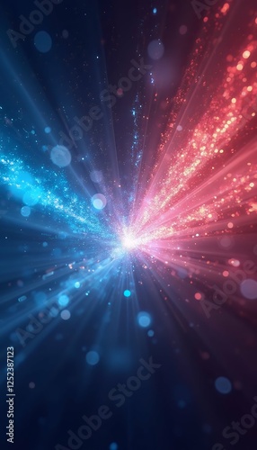 Obraz na płótnie speed background space party neon carnival explosion blue anniversary abstract colors celebration universe galaxy event glow background other light red background light neon speed abstract w salonie