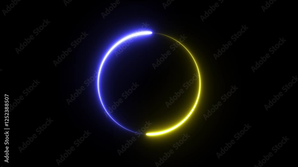 neon circle background animation. neon circle background animation.