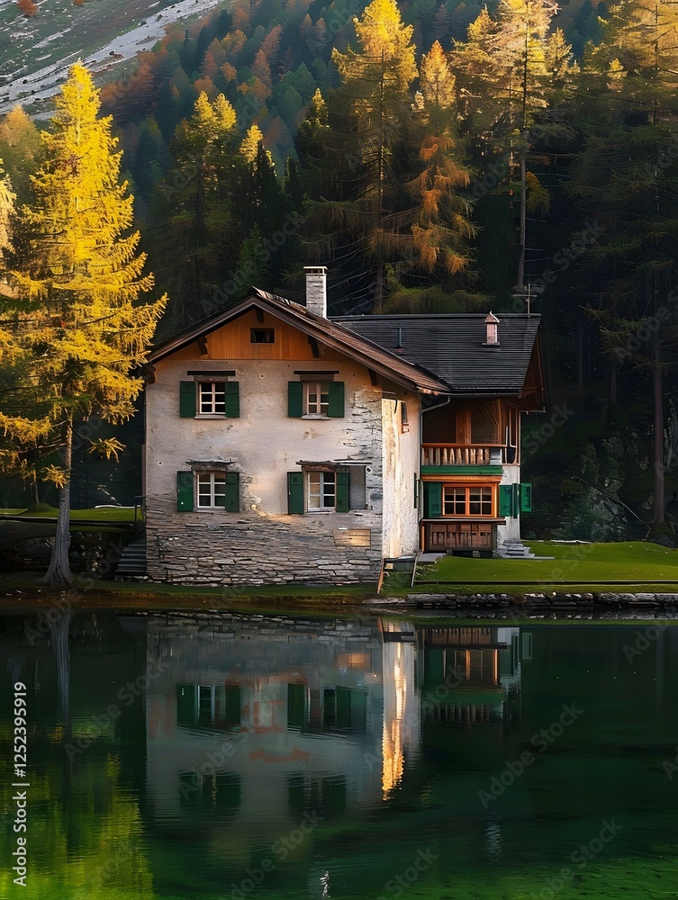 Fototapeta premium Landscape art wallpaper background image