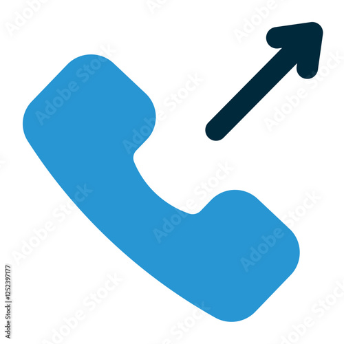out going call icon for illustration