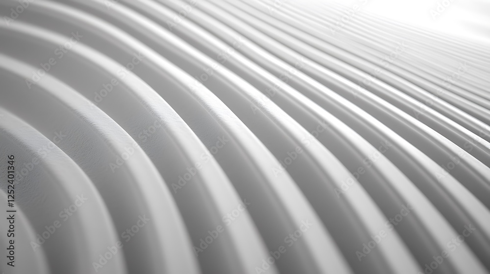 Obraz premium Abstract White Curving Lines Pattern Background