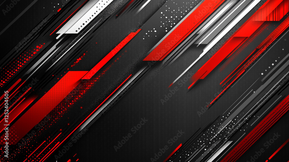A dark red and black geometric abstract background symbolizing chaos and modern technology, with a bright tone and blurred effect, offering space for captions or text A dark red and black geometric abstract background symbolizing chaos and modern technology, with a bright tone and blurred effect, offering space for captions or text