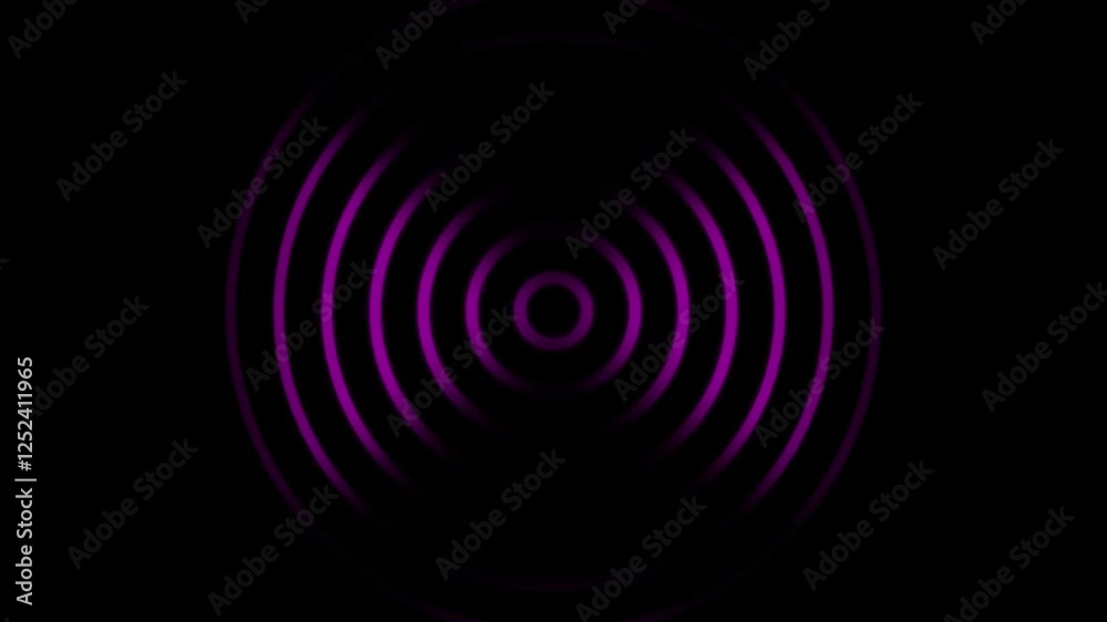 Abstract Digital Futuristic Radio Wave Animation. Abstract Digital Futuristic Radio Wave Animation.