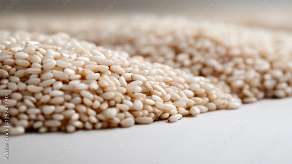 Obraz premium Close-up of White Sesame Seeds