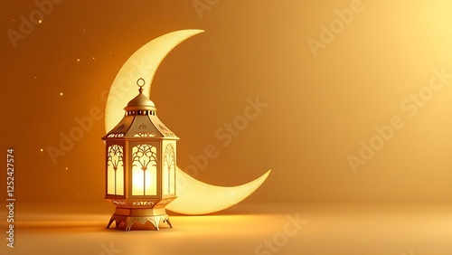 Arabic lantern, Ramadan kareem background