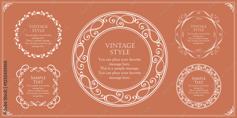 アンティークフレームセット