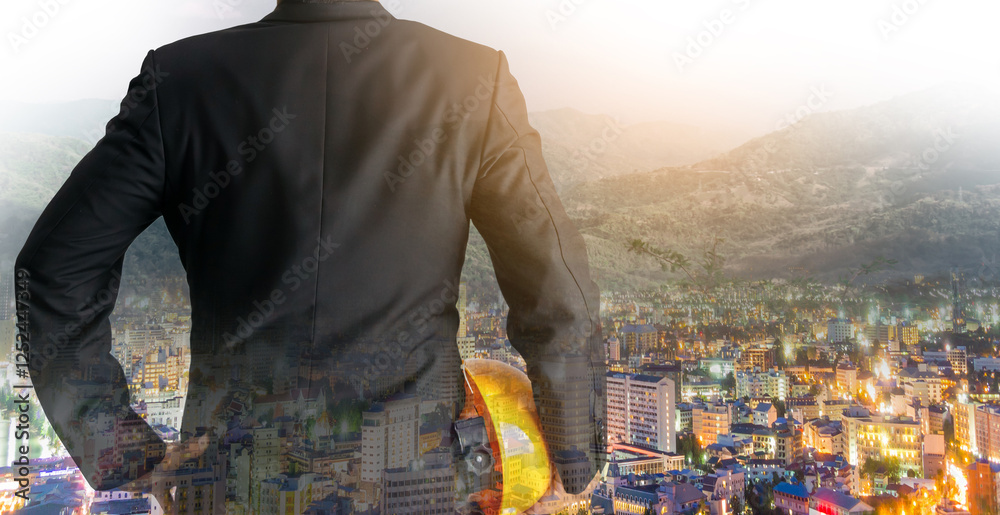Business concept of city nature the environment and nature