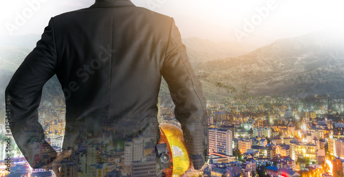 Business concept of city nature the environment and nature