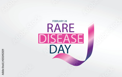 Rare Disease Day Awareness Ribbon Design