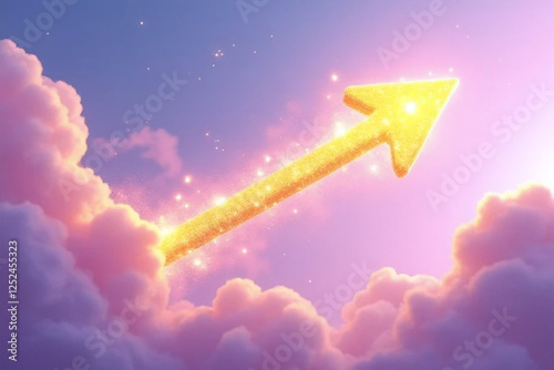 Cloudy Stairway to the Sky with Bright Sunlight