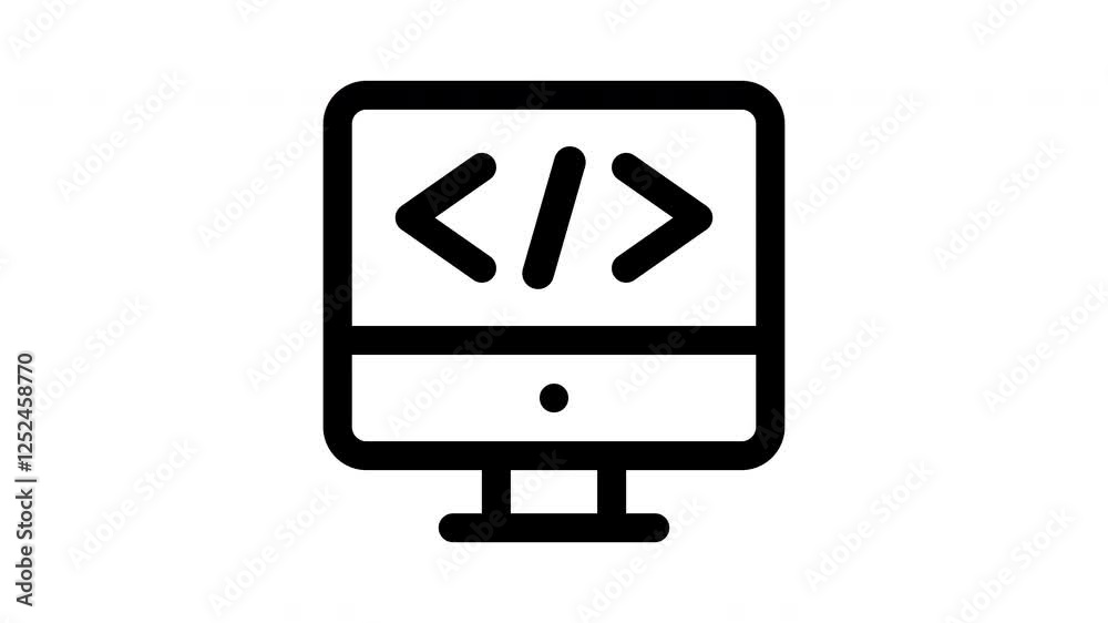 website design animated icon website design animated icon