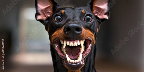 happy doberman pinscher - photo