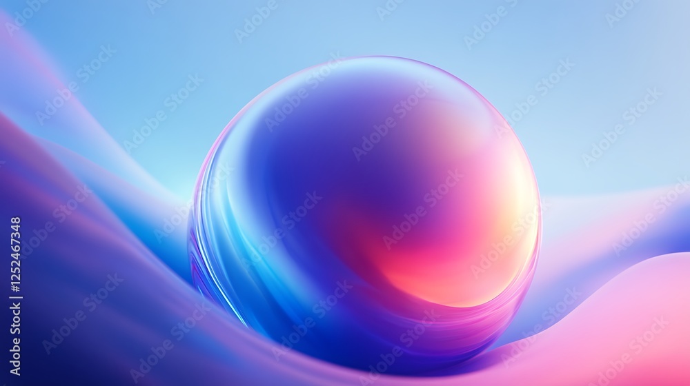Colorful sphere, abstract wave background Colorful sphere, abstract wave background