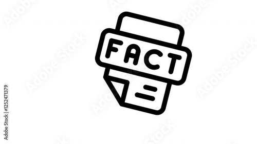 fact animated icon