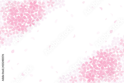 春の桜のシンプル背景
