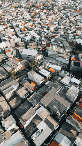 Houses in Kemayoran, North Jakarta, Indonesia