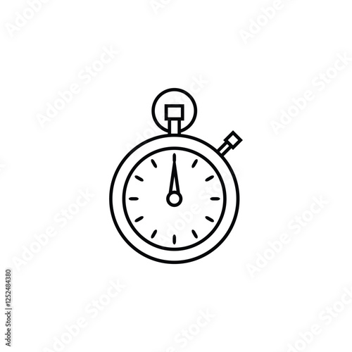 Stopwatch icon vector. EPS 10 editable vector