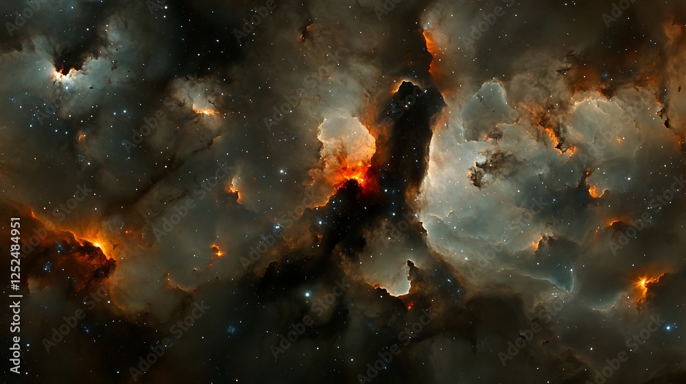 Cosmic Nebula, Star Formation, Space Background, Science Cosmic Nebula, Star Formation, Space Background, Science