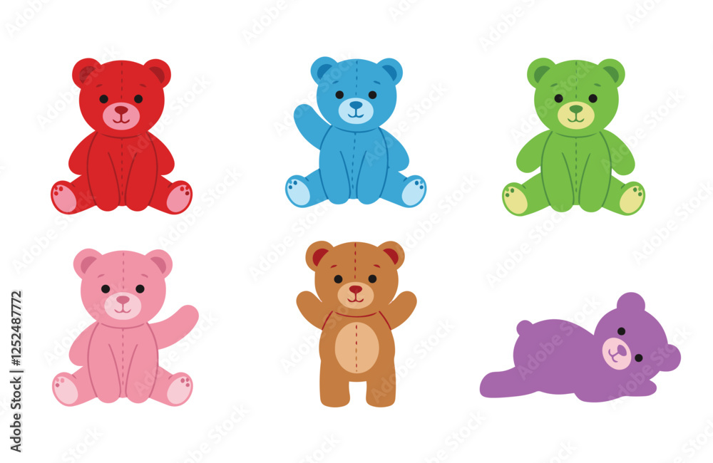 Lovely Cute Teddy Bear Illustration Featuring Fluffy Fur and Heartwarming Pose
Lovely Cute Teddy Bear Illustration Featuring Fluffy Fur and Heartwarming Pose