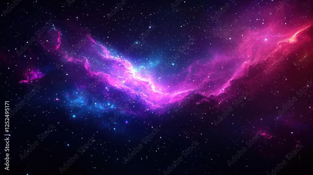 Fototapeta premium Colorful Nebula In Deep Space