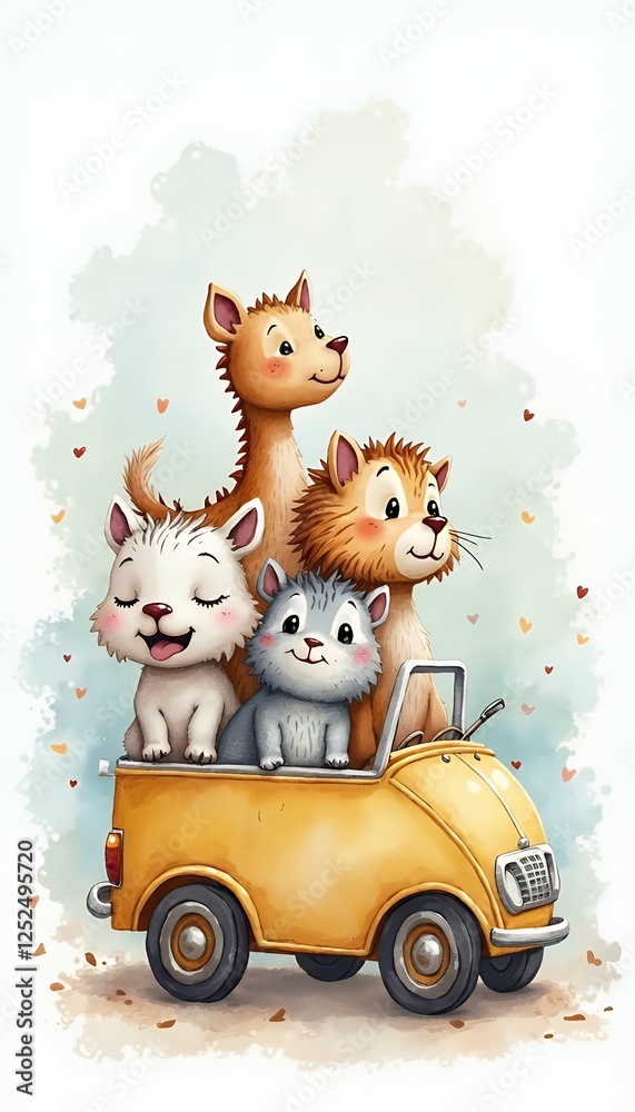 drawn beautiful illustration transport animals hand cute stock watercolor monkey elephant giraffe hedgehog bike bicycle scooter baby children children cartoon imagination fairy tale unusual drawn beautiful illustration transport animals hand cute stock watercolor monkey elephant giraffe hedgehog bike bicycle scooter baby children children cartoon imagination fairy tale unusual