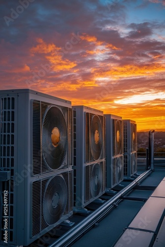 Roof air conditioning units