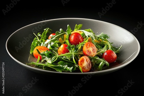 Wallpaper Mural Tomato and Arugula Salad Plate Torontodigital.ca