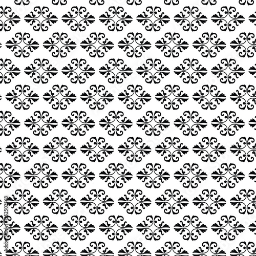 black and white seamless pattern