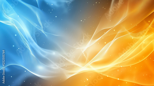 abstract blue background with stars