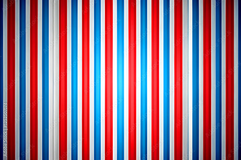 Naklejka premium Striped background. Vector illustration. Red and blue stripes. Created with AI Generative