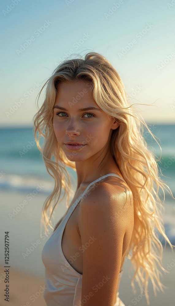 content flowing design banner cosmetics beach standing hair backdrop model blonde advertising sea young blonde hair beautiful fashion wavy hair girl face shampoo beauty coiffure make-up lip content flowing design banner cosmetics beach standing hair backdrop model blonde advertising sea young blonde hair beautiful fashion wavy hair girl face shampoo beauty coiffure make-up lip