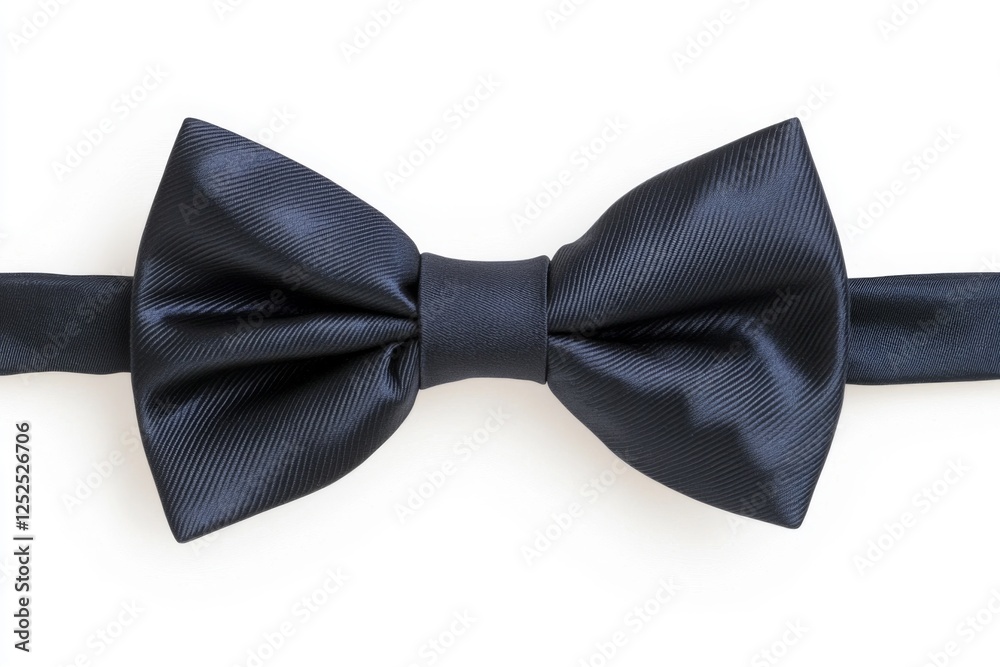 Elegant black bow tie resting on a neutral background, showcasing a smooth texture and classic design, perfect for formal occasions and stylish attire in various settings Elegant black bow tie resting on a neutral background, showcasing a smooth texture and classic design, perfect for formal occasions and stylish attire in various settings