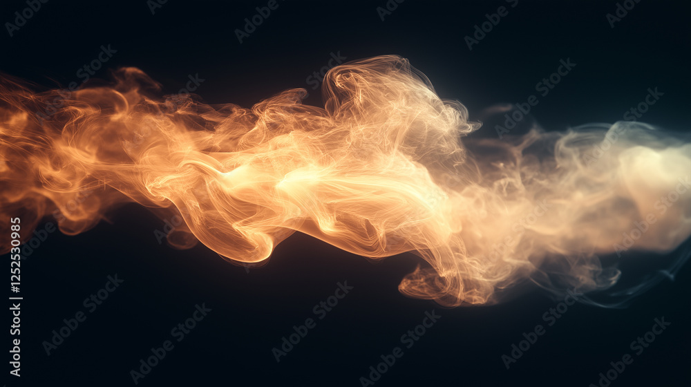 A stunning abstract flow of illuminated smoke and heat.
A stunning abstract flow of illuminated smoke and heat.